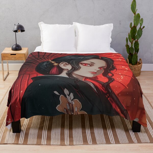 Item preview, Muzan Kibutsuji Demon Slayer Scarlet Umbrella Elegance designed and sold by SuperTeamCanada.