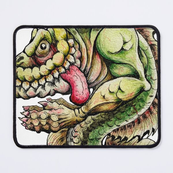 Item preview, The scheming devious largemouth bass fish (Micropterus salmoides) designed and sold by puckerupfroggy.