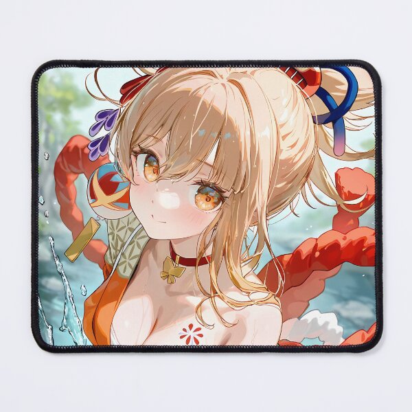 Item preview, Yoimiya Genshin Impact Shrine Water Festival Charm designed and sold by SuperTeamCanada.