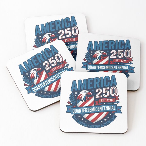 Item preview, Official America 250 Semi-Quincentennial Eagle Logo T-Shirt – 250 Years of Freedom & Democracy (1776–2026) designed and sold by TShak Clothing .
