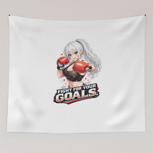 Item preview, Anime Boxing Girl Fight For Your Goals designed and sold by Digistore1221.