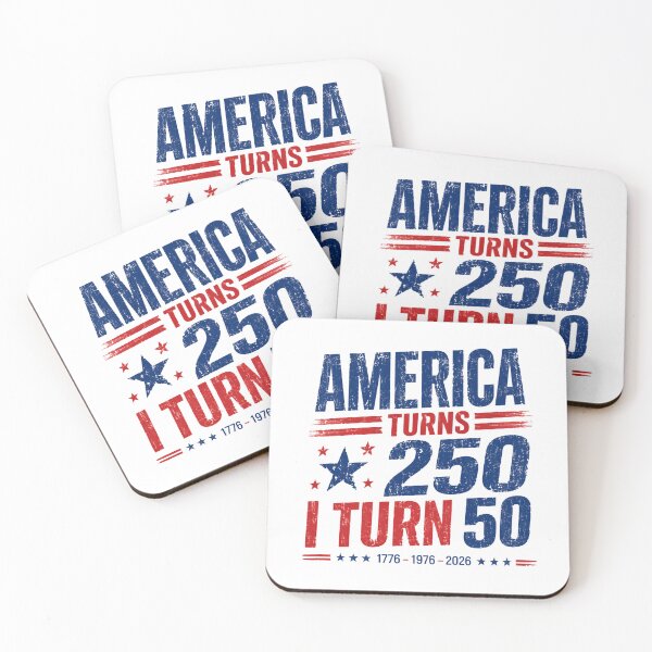 Item preview, America Turns 250 I Turn 50 2026 50th Birthday Patriotic American Anniversary designed and sold by HumansStuck12.