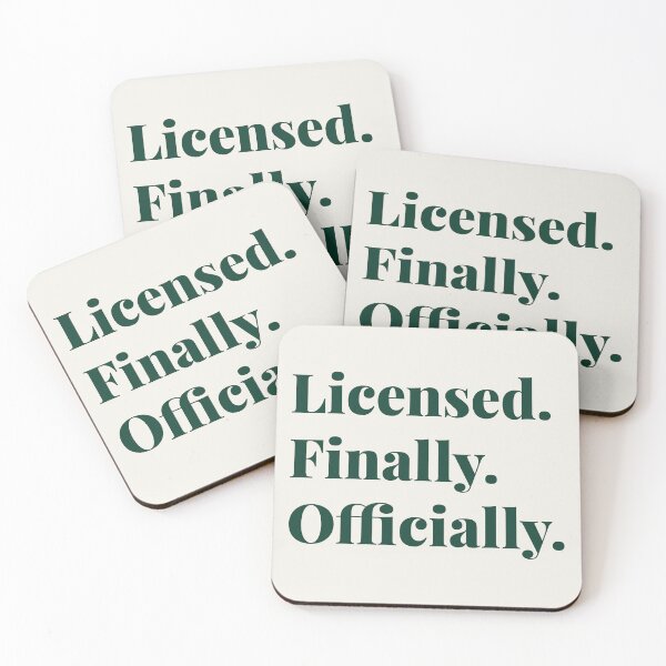 Item preview, Licensed Finally Officially School Psychologist Gift designed and sold by 2SDFromFine.