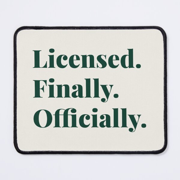 Item preview, Licensed Finally Officially School Psychologist Gift designed and sold by 2SDFromFine.