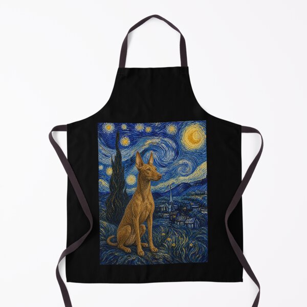 Item preview, Cirneco dell'Etna Dog Van Gogh Starry Night designed and sold by Littermin.