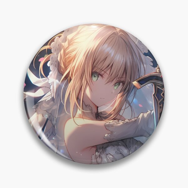 Item preview, Saber Fate Stay Night Bridal Grace Luminous Excalibur designed and sold by SuperTeamCanada.