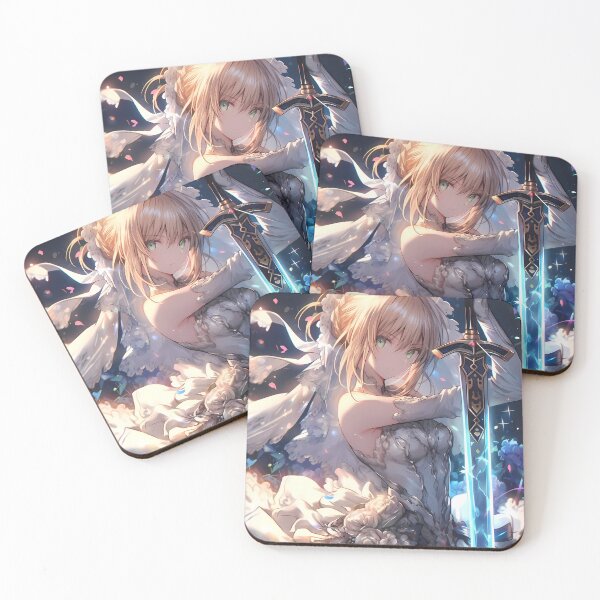 Item preview, Saber Fate Stay Night Bridal Grace Luminous Excalibur designed and sold by SuperTeamCanada.