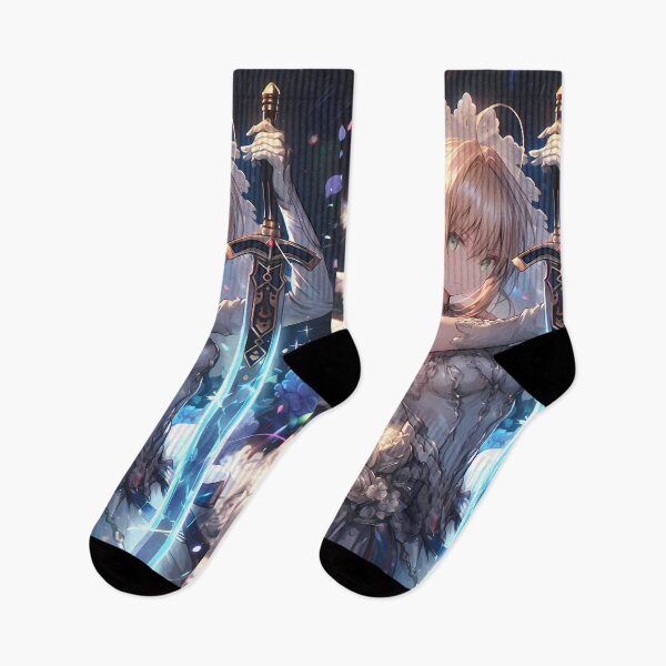 Aperçu de l'œuvre Saber Fate Stay Night Bridal Grace Luminous Excalibur créée et vendue par SuperTeamCanada.