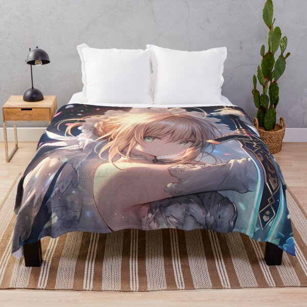 Item preview, Saber Fate Stay Night Bridal Grace Luminous Excalibur designed and sold by SuperTeamCanada.