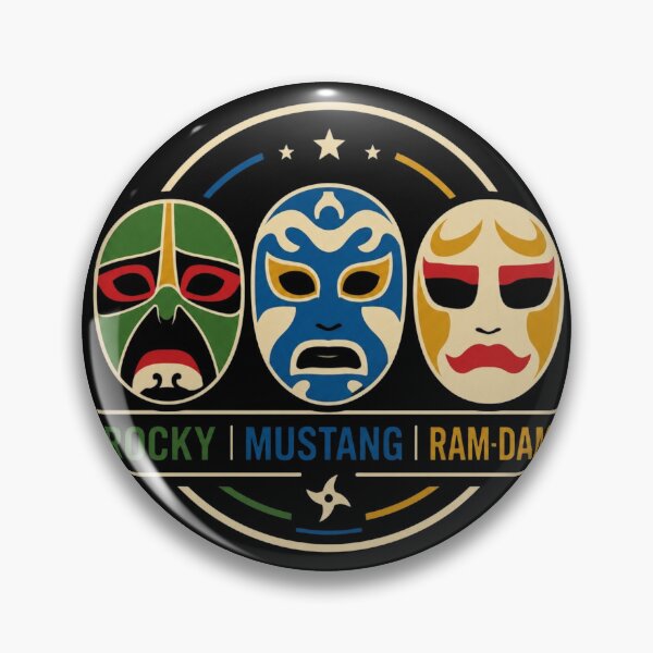 Item preview, Rocky Mustang Ram-Dam Ninja Design Classic Retro version two designed and sold by killem667.