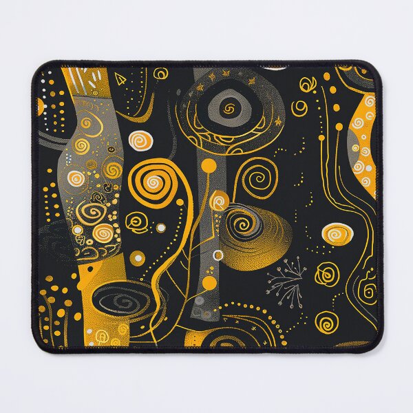 Item preview, Gustav Klimt-Inspired Golden And Black Sophisticated Designs designed and sold by DEC02.