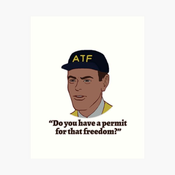 Permit for Freedom Art Print