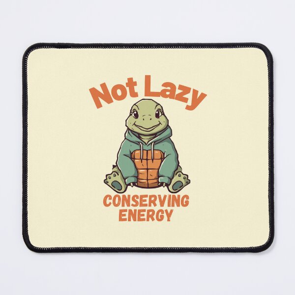 Item preview, Not Lazy Turtle designed and sold by HertzandCoconut.