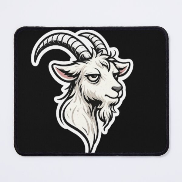 Item preview, Minimalist Goat Line Art Sticker designed and sold by GRYFFWEAR.