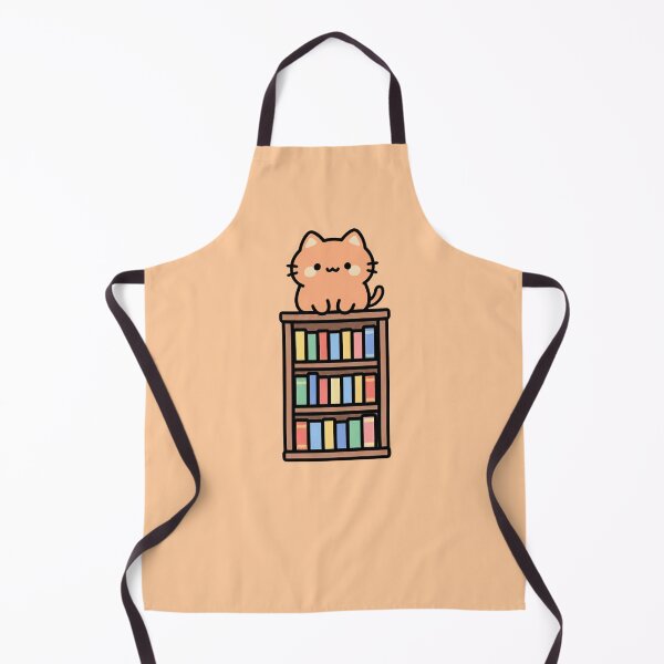 Item preview, Cat on Bookshelf designed and sold by bubblyrainbow.