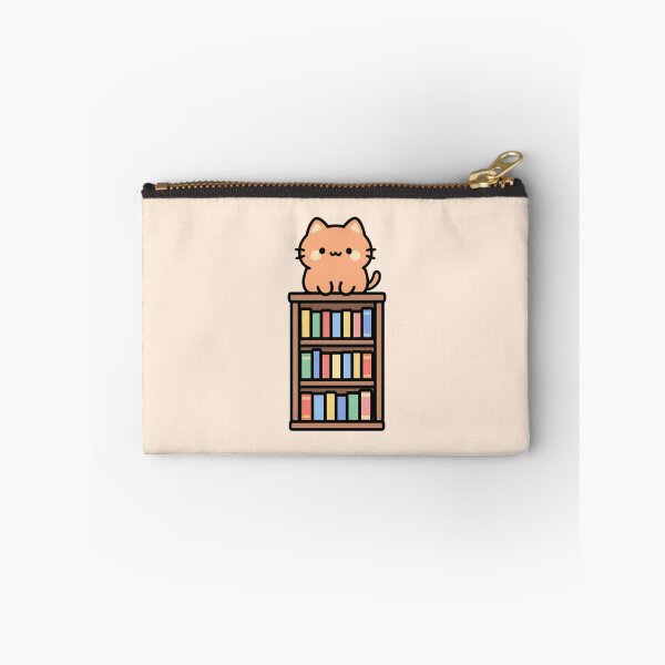 Item preview, Cat on Bookshelf designed and sold by bubblyrainbow.