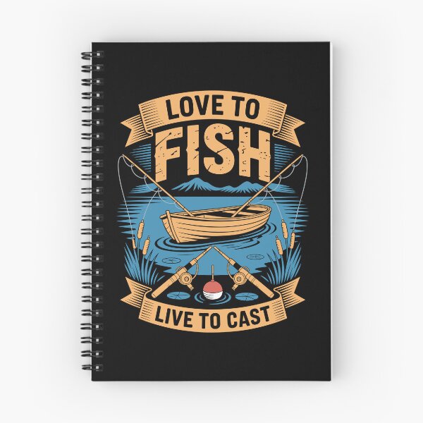 Item preview, Love To Fish Live To Cast designed and sold by Toddtheknight.