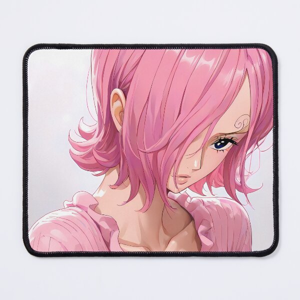 Item preview, Vinsmoke Reiju One Piece Gentle Pink Hair Portrait designed and sold by PMartistStudio.
