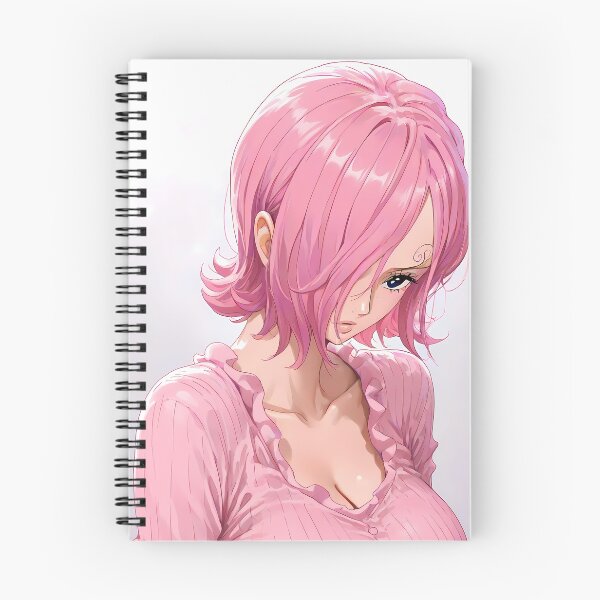 Item preview, Vinsmoke Reiju One Piece Gentle Pink Hair Portrait designed and sold by PMartistStudio.