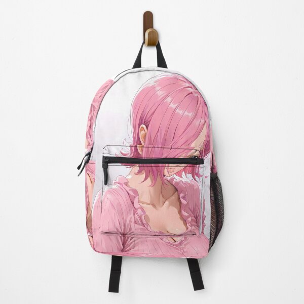 Item preview, Vinsmoke Reiju One Piece Gentle Pink Hair Portrait designed and sold by PMartistStudio.