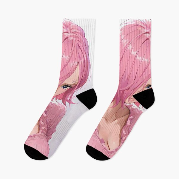 Item preview, Vinsmoke Reiju One Piece Gentle Pink Hair Portrait designed and sold by PMartistStudio.