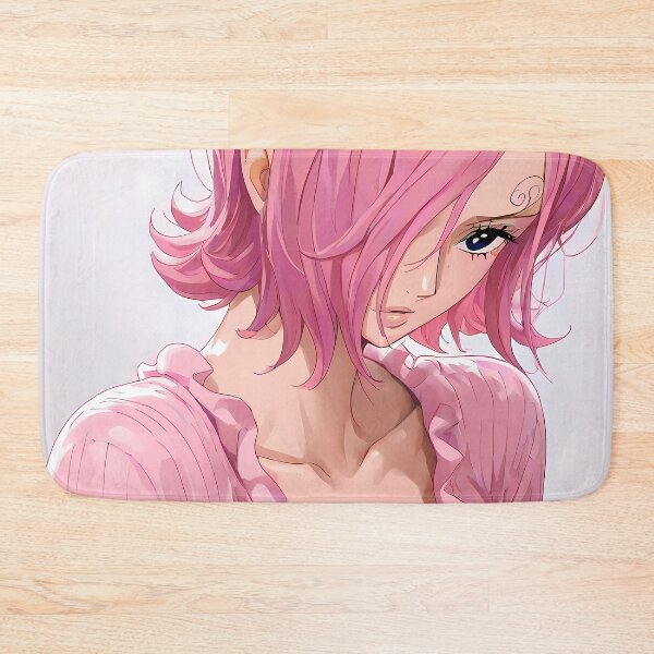 Item preview, Vinsmoke Reiju One Piece Gentle Pink Hair Portrait designed and sold by PMartistStudio.