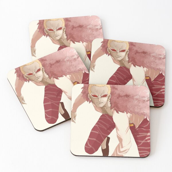 Item preview, Donquixote Doflamingo One Piece Calm Pink Feather Stare designed and sold by PMartistStudio.