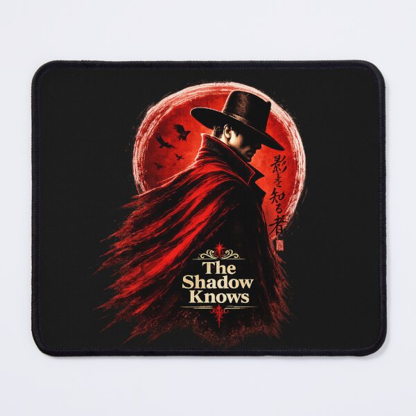 Item preview, The Shadow Knows – Crimson Moon Noir designed and sold by Sanctum Icons.