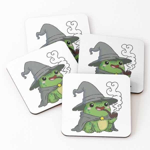 Item preview, Wise wizard frog designed and sold by Jelly Olive.