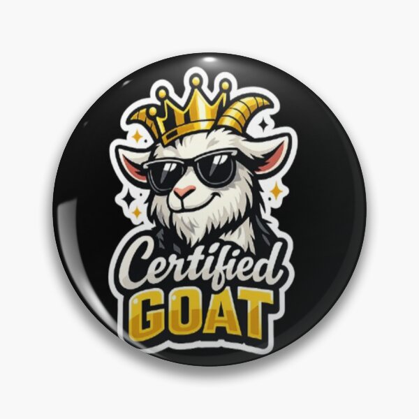 Item preview, Certified GOAT Funny Sticker designed and sold by GRYFFWEAR.