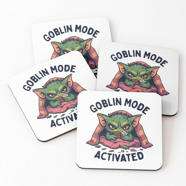 Item preview, Goblin Mode Activated Funny Vintage Badge designed and sold by RedRubyBubble.
