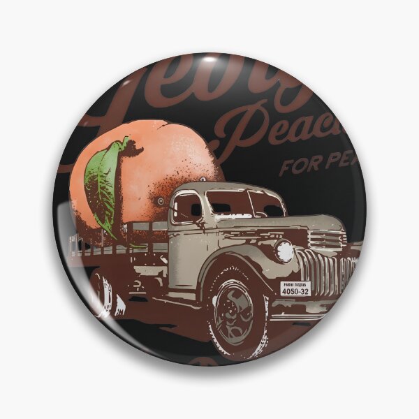 Item preview, Vintage Peach Truck Peace Retro Symbol designed and sold by Bassot-Studio.