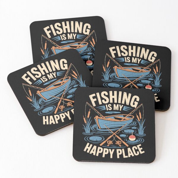 Item preview, Fishing Is My Happy Place designed and sold by Toddtheknight.