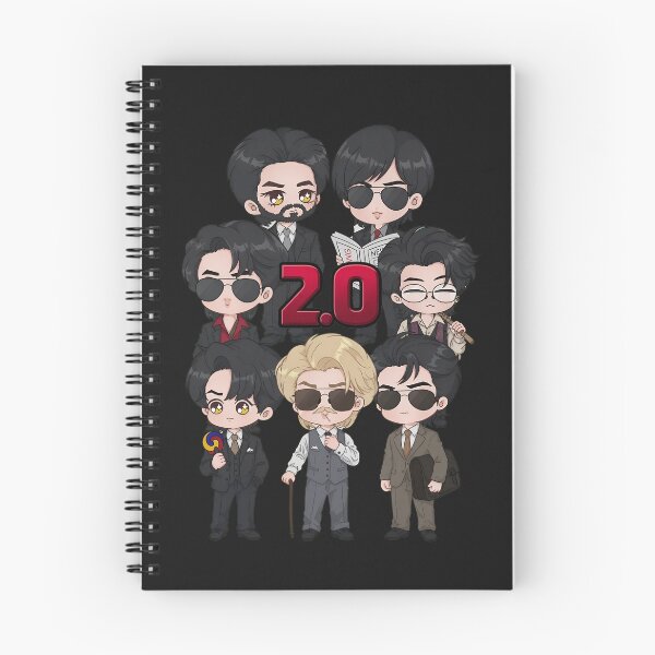 Item preview, Cartoon Group Dressed In Suits 2.0 designed and sold by Bassot-Studio.