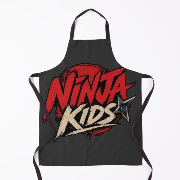 Item preview, Ninja Kids Shuriken Retro Logo designed and sold by killem667.