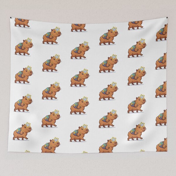 Item preview, Proud Academic Gold Star Capybara Back To School Sticker designed and sold by yanejoy.