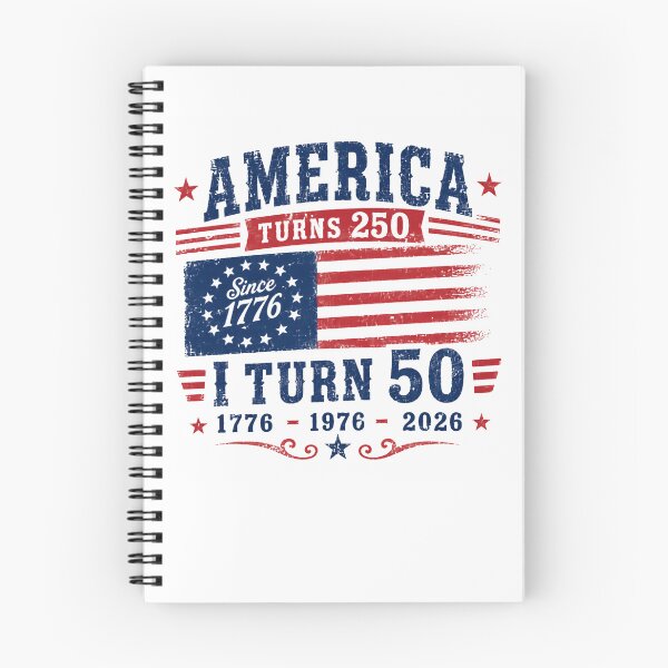 Item preview, America Turns 250 I Turn 50 Fiftieth Birthday United States Anniversary Born 1976 2026 designed and sold by HumansStuck12.