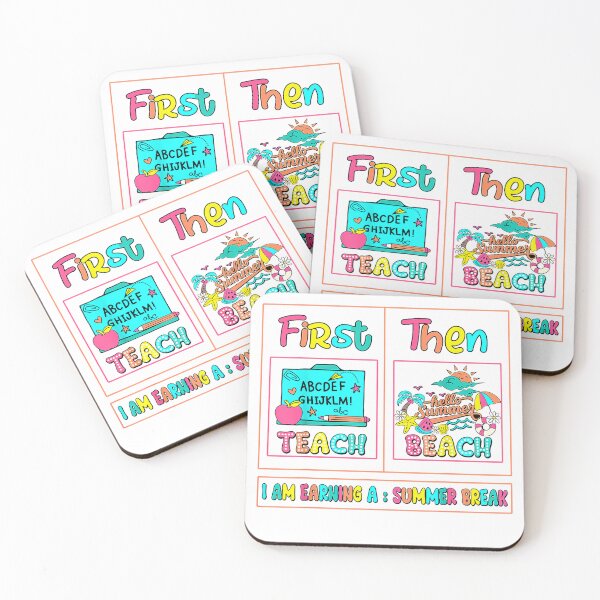 Item preview, First Teach Then Beach I Am Earning A Summer Break Teachers T-Shirt designed and sold by gidget-gadget.