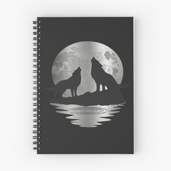 Item preview, Twin Wolves Howling at Full Moon designed and sold by Articulated Vibes.