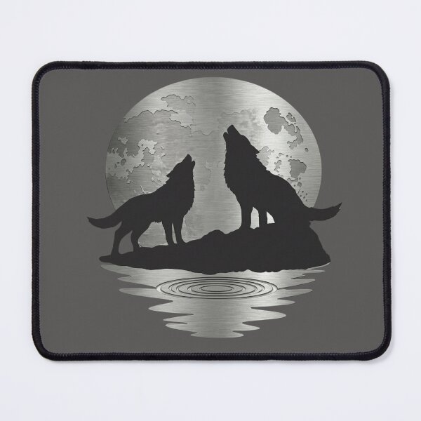 Item preview, Twin Wolves Howling at Full Moon designed and sold by Articulated Vibes.