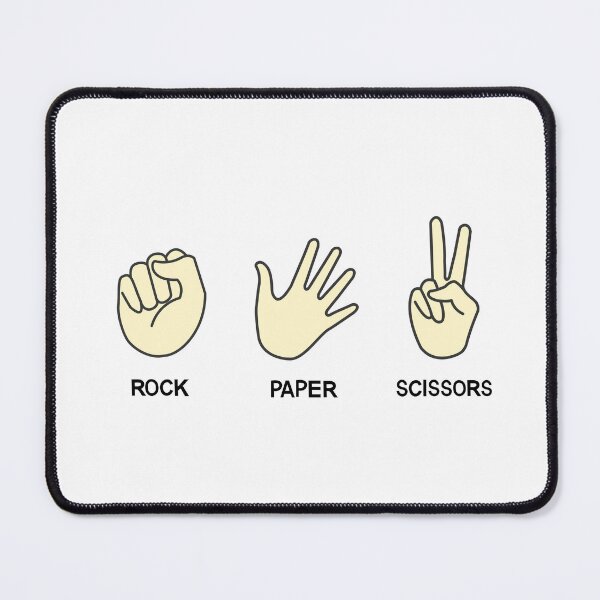 Item preview, Classic Rock Paper Scissors Hand Game Art designed and sold by rich-moda.