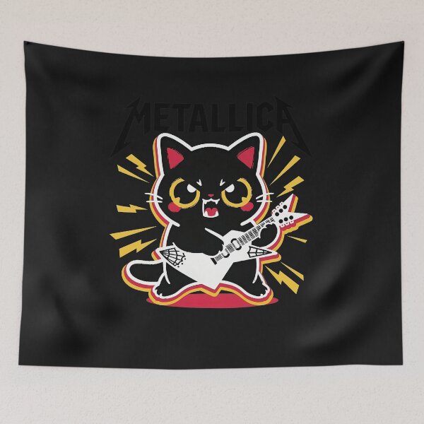 Item preview, Kitten Shredding Guitar Music Feline  designed and sold by ACIDO-BASICO.
