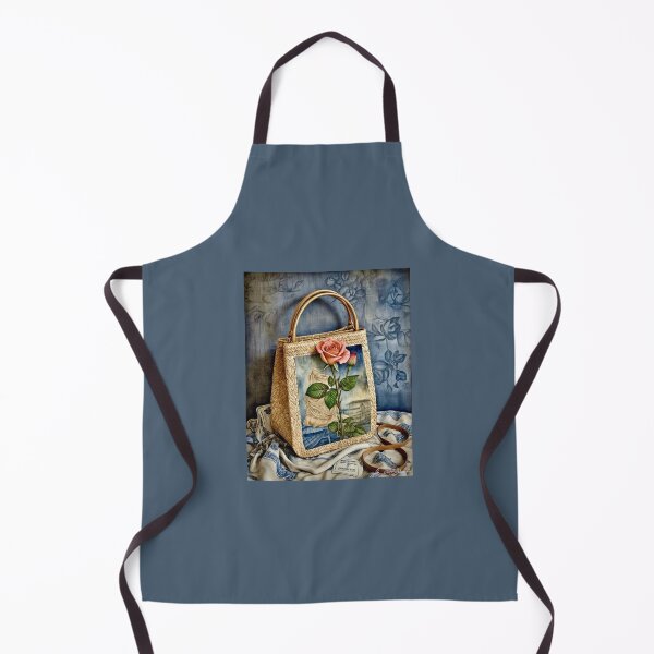 Item preview, Still Life with A Straw Bag and a Rose designed and sold by ©Janis Zroback.