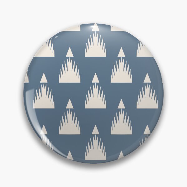 Item preview, Minimalist Desert Agave Geometric Seamless Pattern in Blue designed and sold by DColourMuse.