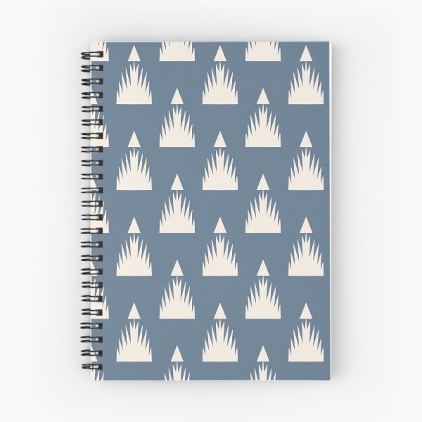 Item preview, Minimalist Desert Agave Geometric Seamless Pattern in Blue designed and sold by DColourMuse.