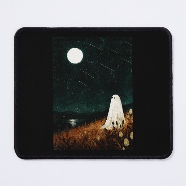 Item preview, Little Ghost Beneath the Moon in a Quiet Autumn Field designed and sold by ferminhays.