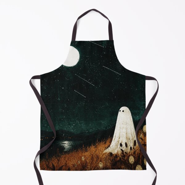 Item preview, Little Ghost Beneath the Moon in a Quiet Autumn Field designed and sold by ferminhays.