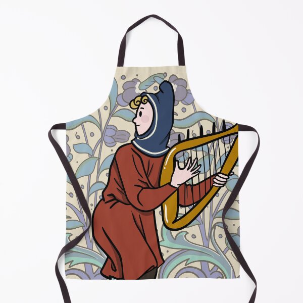 Item preview, Cute Medieval Musician illustration Design designed and sold by MariOyama.