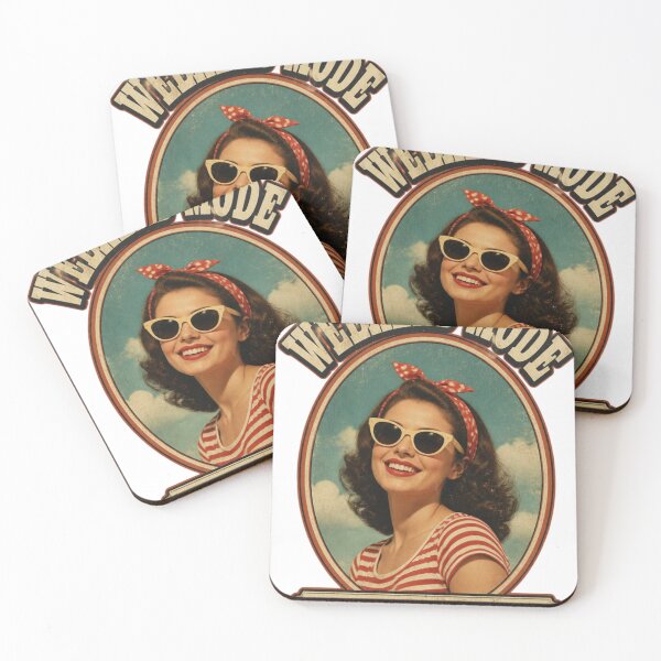 Item preview, Weekend Mode Please Do Not Disturb Retro Vintage Pin Up Shirt designed and sold by redblink store.