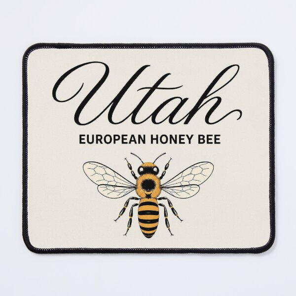 Item preview, Copy of Utah European Honey Bee – State Insect Art Print designed and sold by The-Drip-Studio.